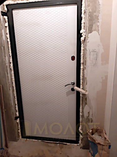 Двері вхідні у квартиру з внутрішніми прихованими петлями, модель "Міра"