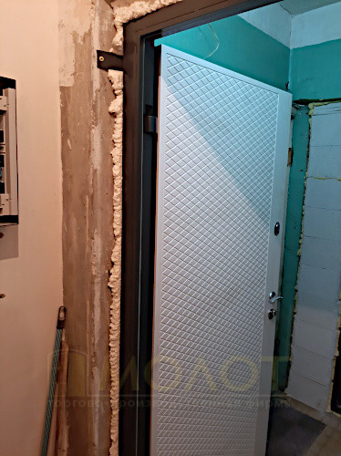 Двері вхідні у квартиру з внутрішніми прихованими петлями, модель "Міра"