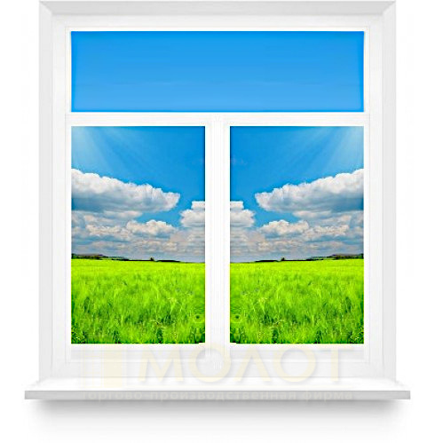 Глухое пластиковое окно, 1150мм х 1750мм