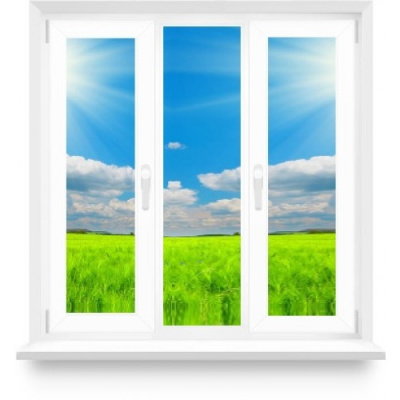 Тристулкове вікно з двома активними стулками, 2100х1400