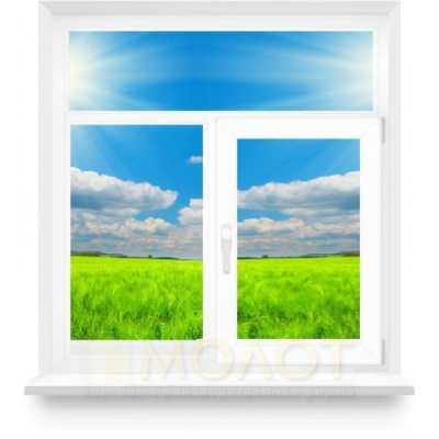 Двостулкове вікно, з однією активною стулкою, 1150х1950