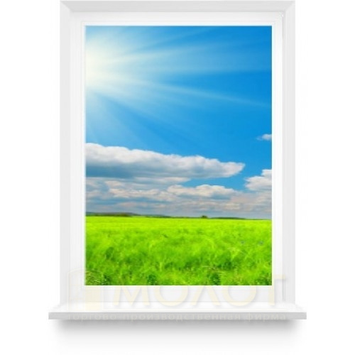 Глухое пластиковое окно, 800мм х 1300мм