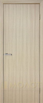 Гладкие Глухие ПВХ Дуб Выбеленный