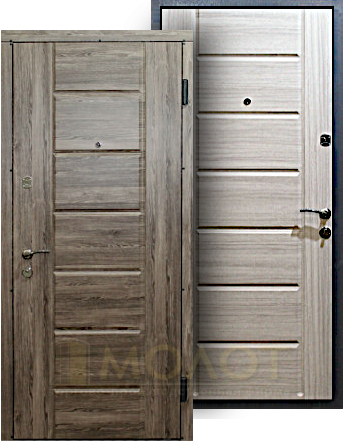 Двери входные в квартиру, модель "Дениз"